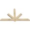 Ekena Millwork Kennewick Rough Sawn Timber Gable Bracket, Douglas Fir, 60"W x 35"H x 2"D x 4"F, 14/12 Pitch GBW060X35X0204KEN00RDF - alternate 2